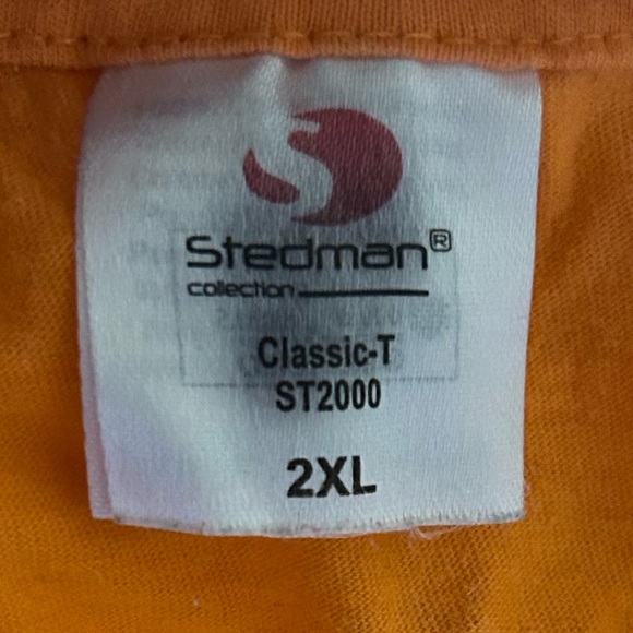 Orange t-shirt 2xl - Picture 2 of 4